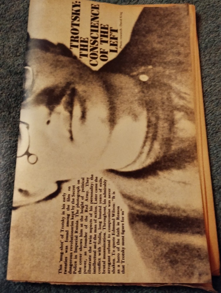 Xm74  Ephemera 1971 Article Leon Trotsky