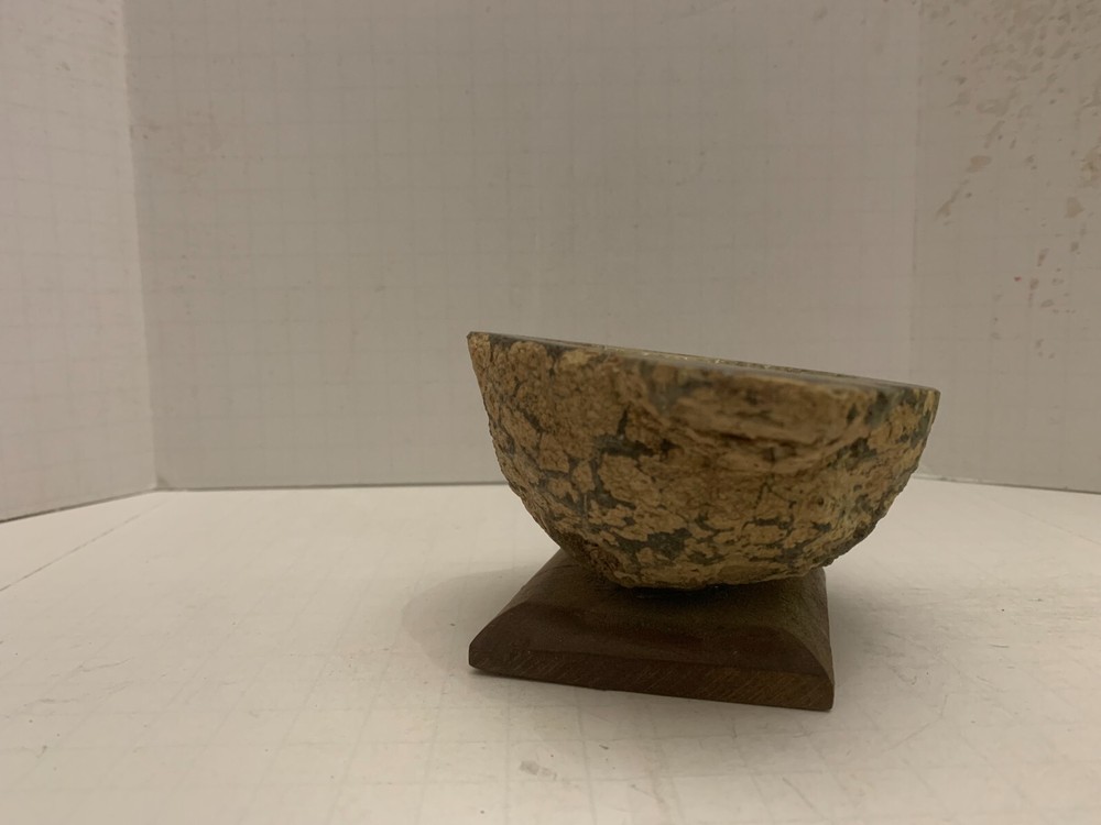 Vintage Geode On Wood Base