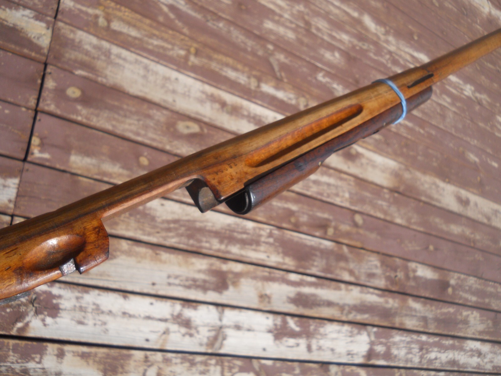 Norwegian Krag jorgensen model 1894 nice wood stock with handguard