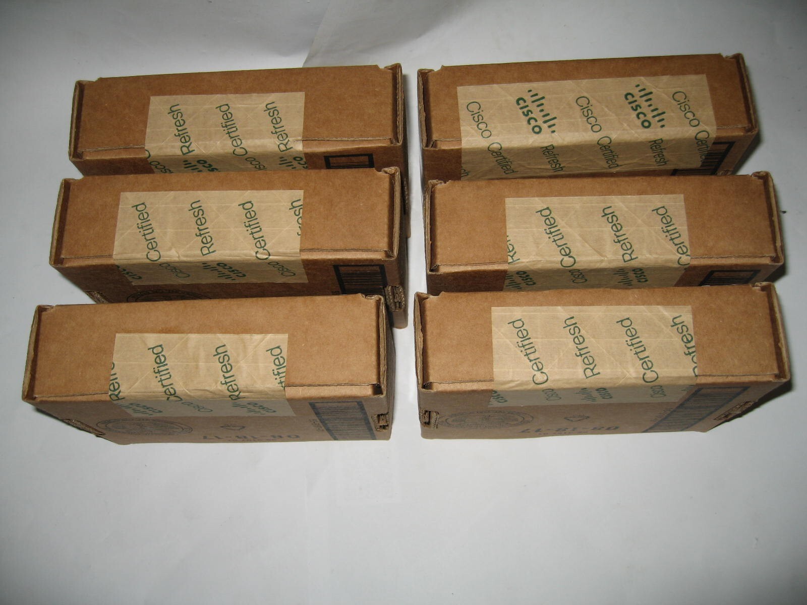 Lot of 6 Cisco Refresh GLC-SX-MMD-RF GLC-SX-MMD 1000BASE-SX Transceiver Module