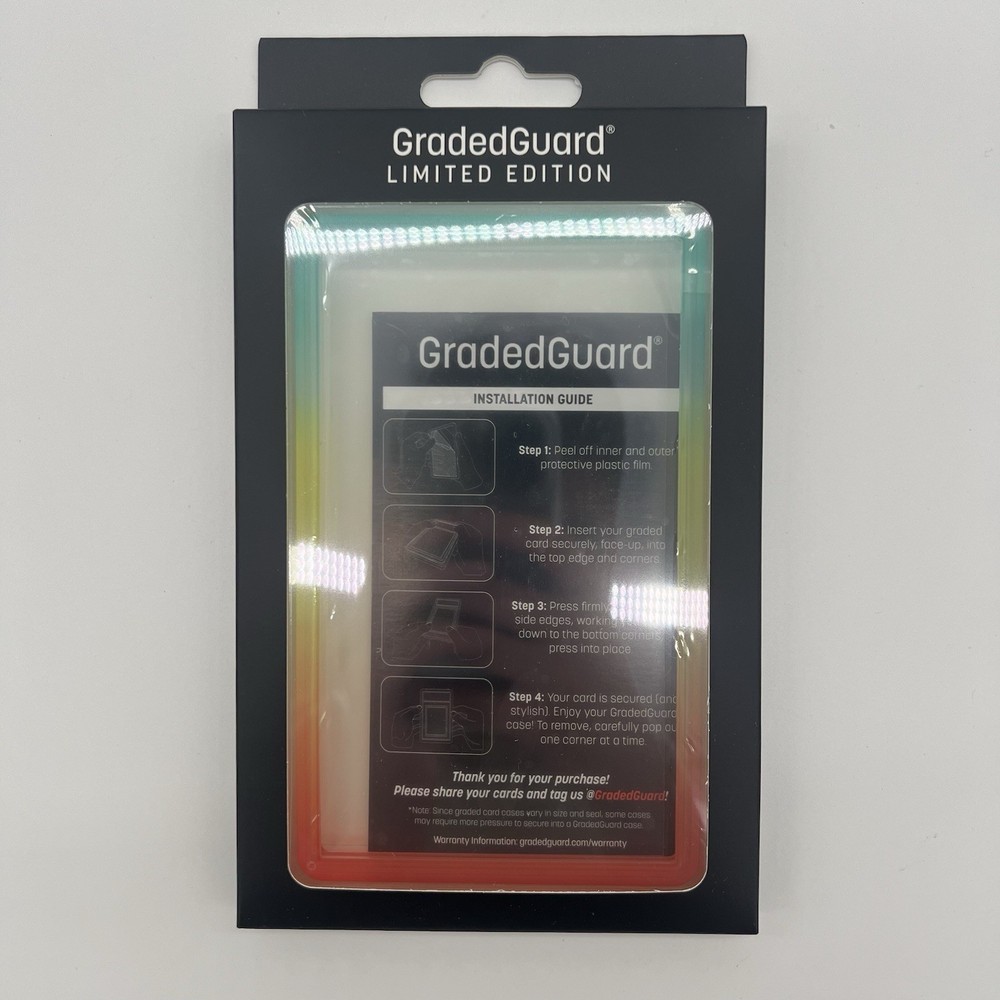 GRADEDGUARD PSA Graded CASE GUARD Protector IRIS Limited Edition RAINBOW Pikachu