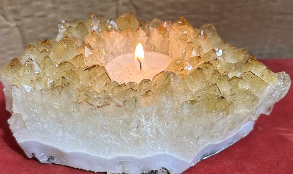 Citrine Candle Holder