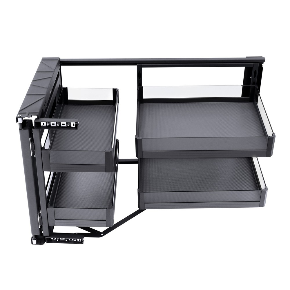 Blind Corner Cabinet Pull Out for 14" Organizer Kitchen Corner Cabinet Pull Out