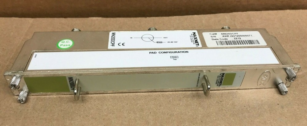 ATX Network Maxnet MN20DCFP  Broadcast/Narrowcast Combiners