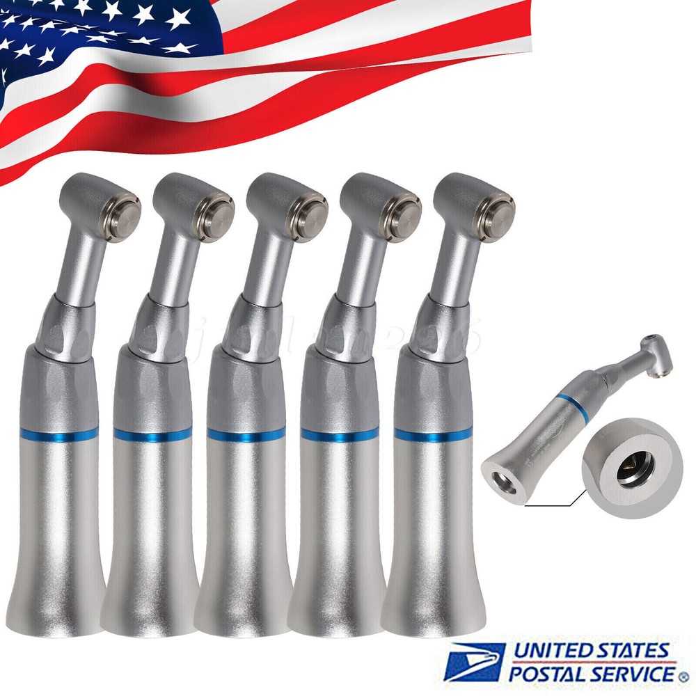 Dental Slow Low Speed Handpiece Contra Angle Push Button E-type Attach NSK STYLE