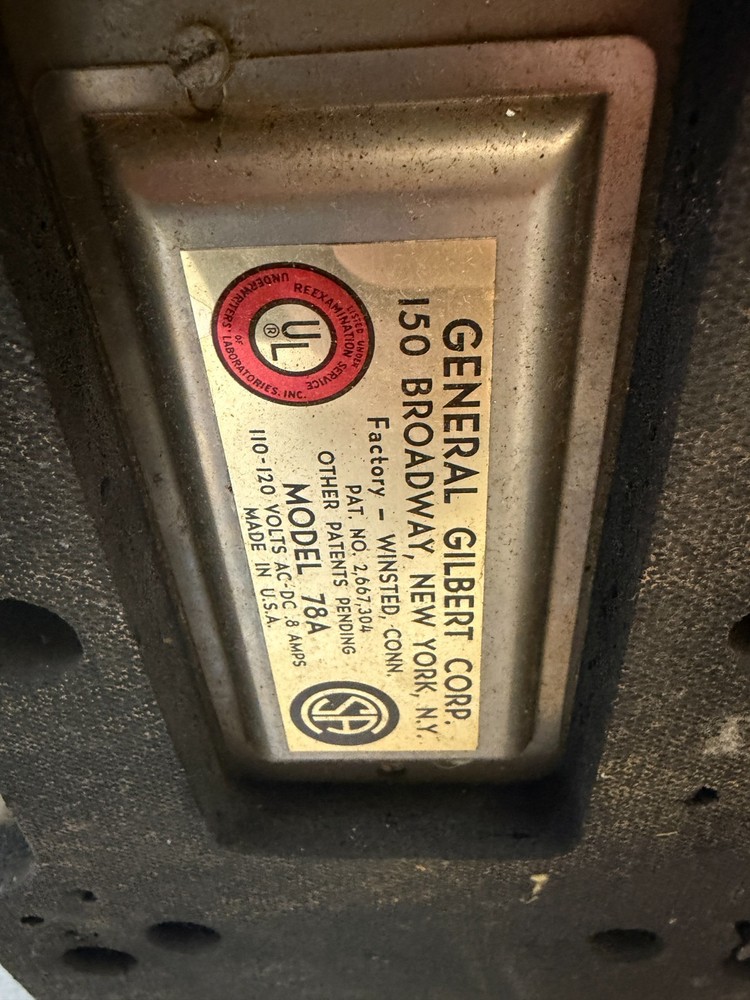 Vintage General Gilbert Model 407 Electric Adding Machine - untested