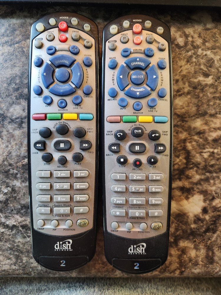 Dish Network 21.0 Remotes (2 remotes)