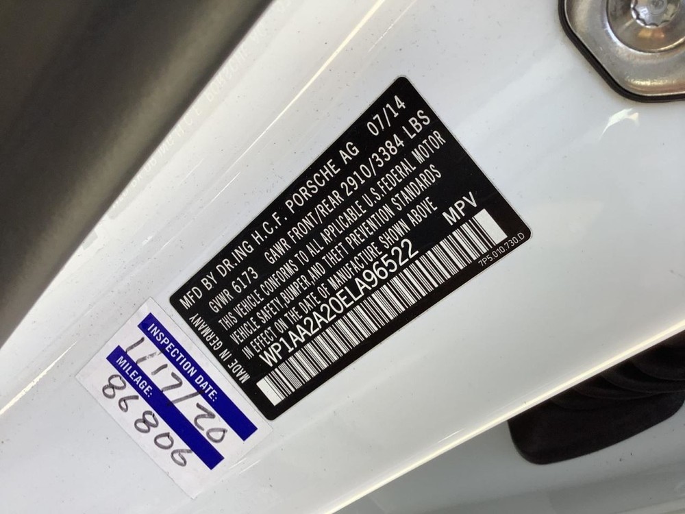 CAYENNE 2014 Glove Box 4589618