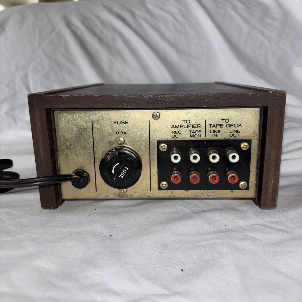 TEAC AN-60 Noise Reduction Unit Dolby System Wood Case UNTESTED Powers On