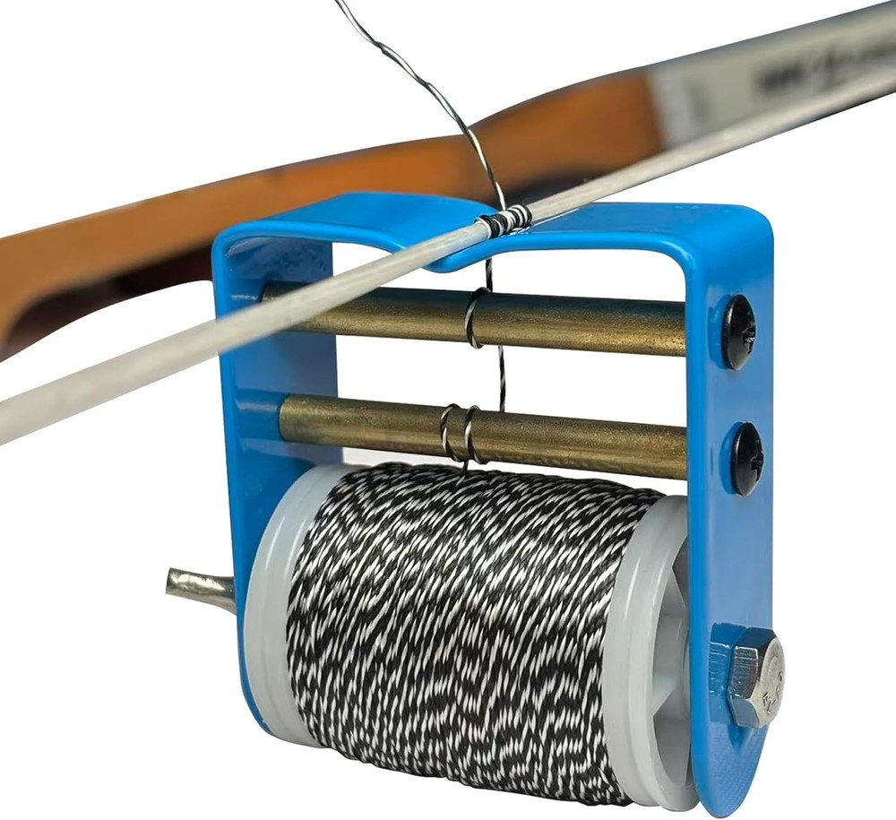 Archery Bowstring Serving Thread Jig 131 yard/120m Bow Blue and Black-white