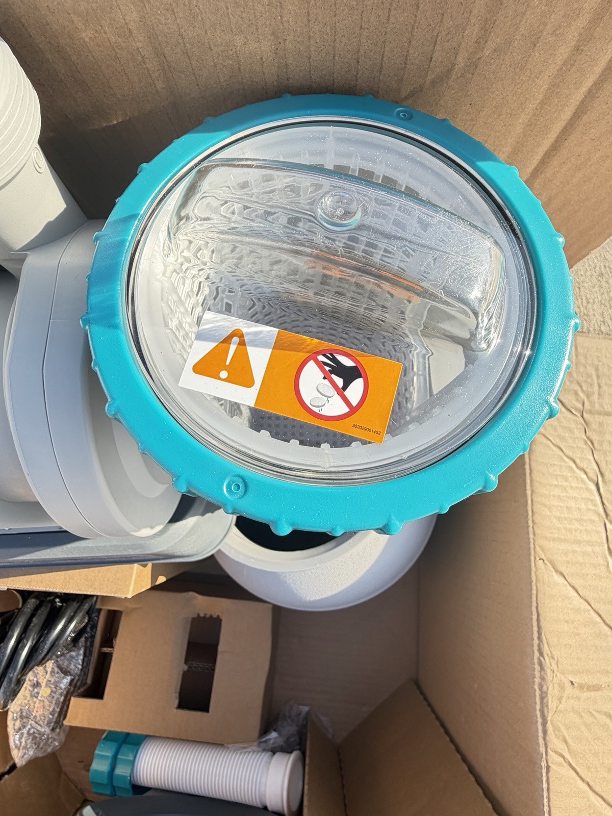 Used Bestway 58498e 1500Gallon Sand Filter PumpFor Above Ground Swimming