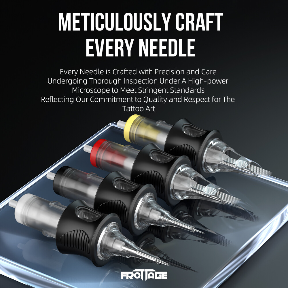 Finger-Safe 16 pcs Frottage Sterilized Disposable Tattoo Cartridge Needles