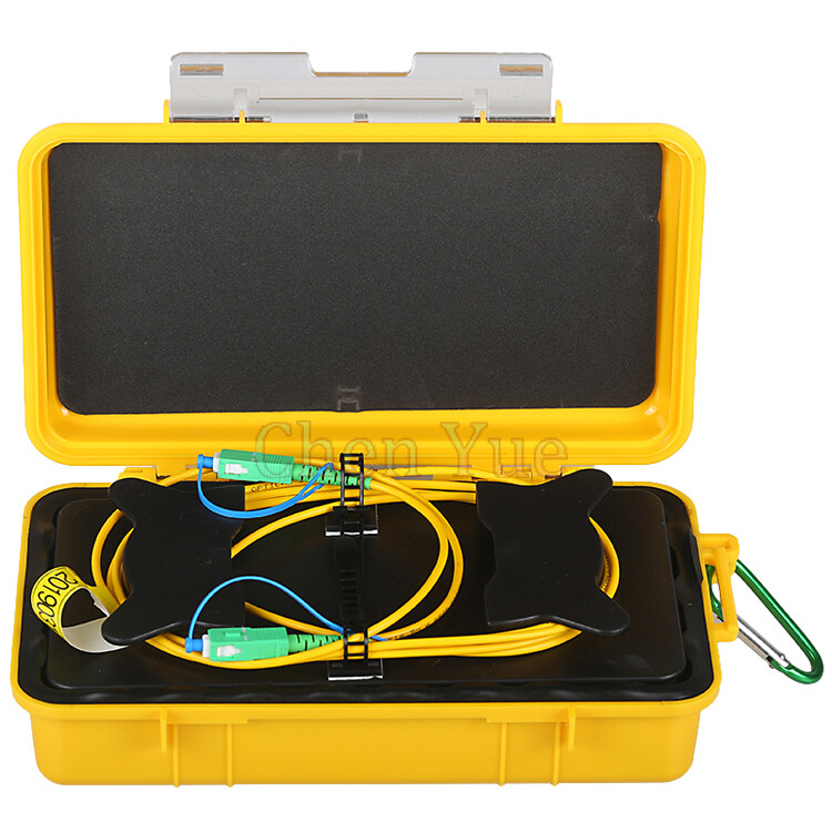 Fiber Cable Test OTDR Launch Cable Box 500M SM SC/APC OTDR Dead Zone Eliminator