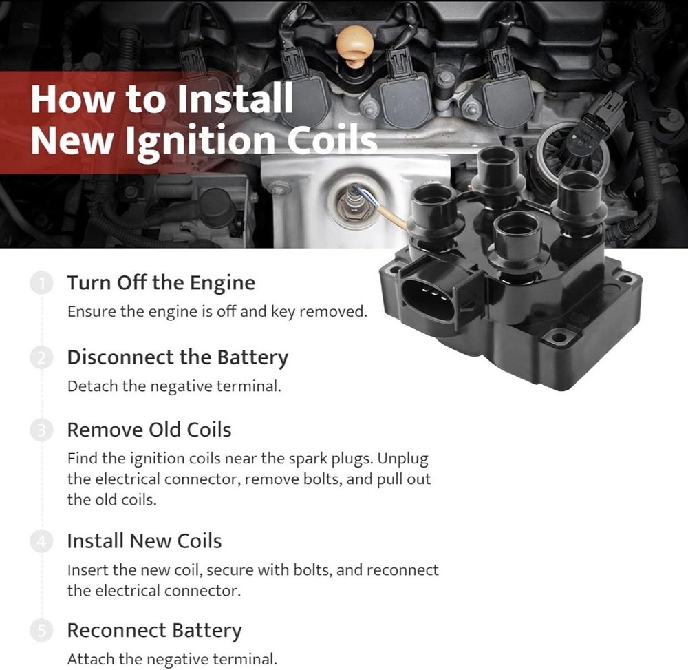 Ignition Coil Pack Compatible MANY. See Pic For List!