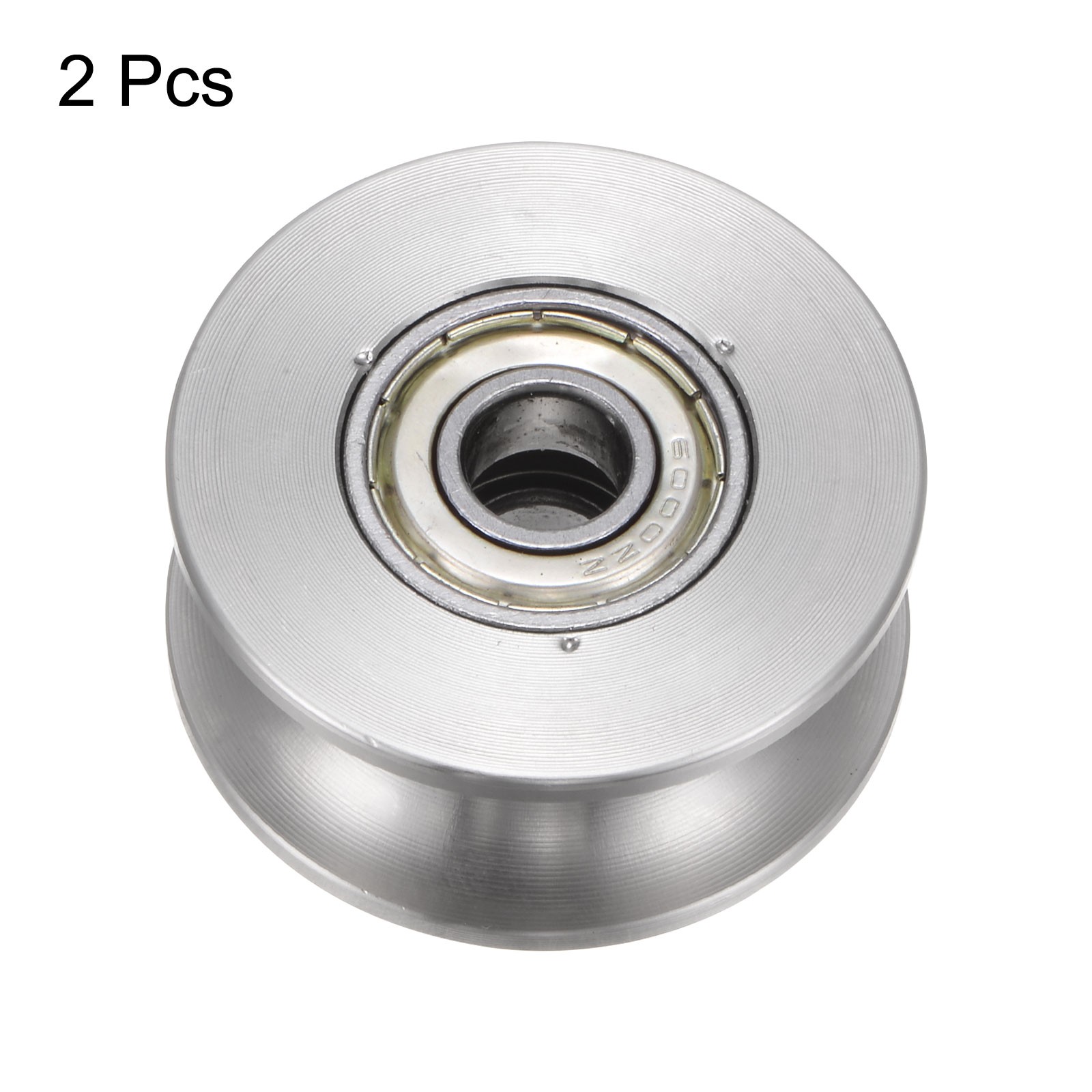 2sets U Groove Track Wheel 1.89" 304 Stainless Steel Sliding Gate Rollers