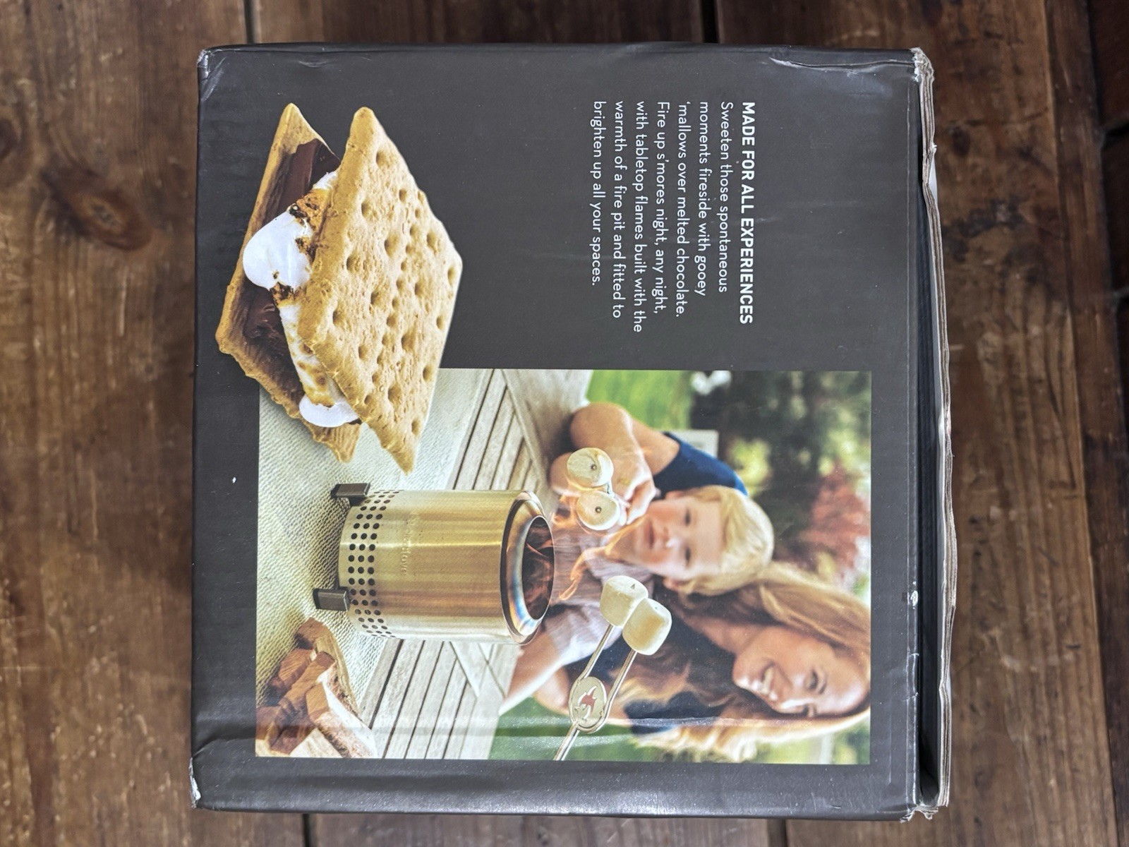 Solo Stove Mesa Outdoor Smokeless Tabletop Fire Pit Ash Color Open Box