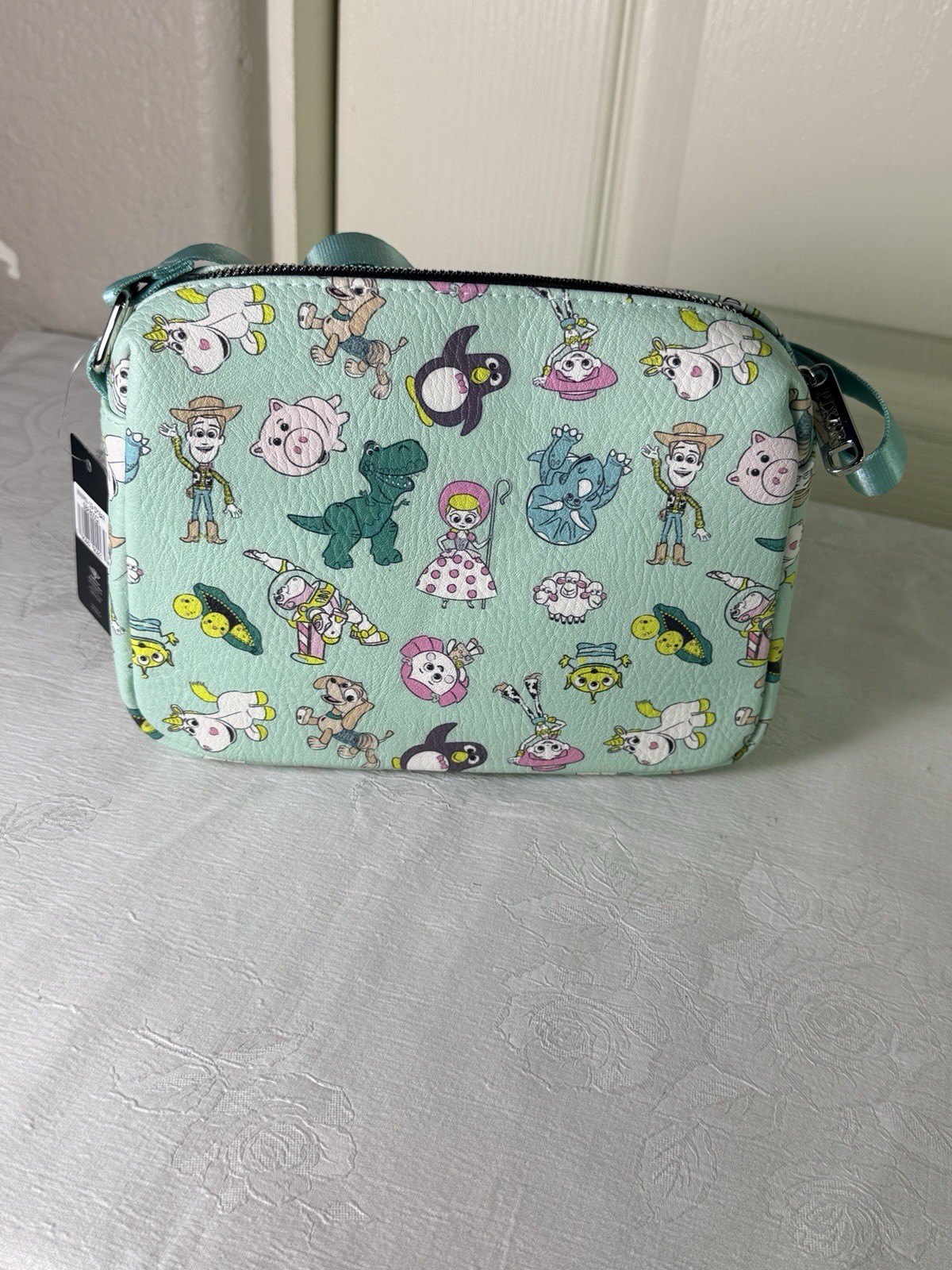 Disney Pixar Toy Story Characters Crossbody Bag Mint Green NWT
