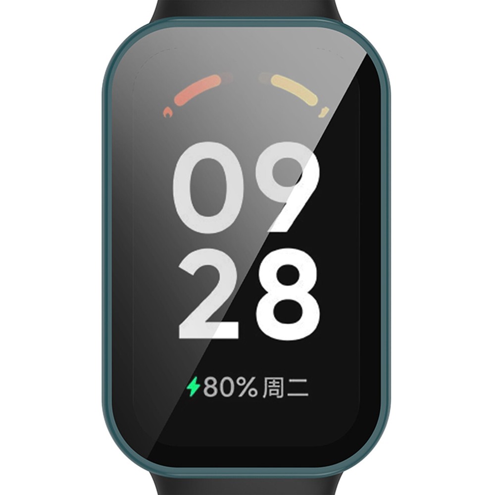 For Mi Smart Band 8 Active/Redmi Band 2 Tempered Glass Screen Protector PC Case
