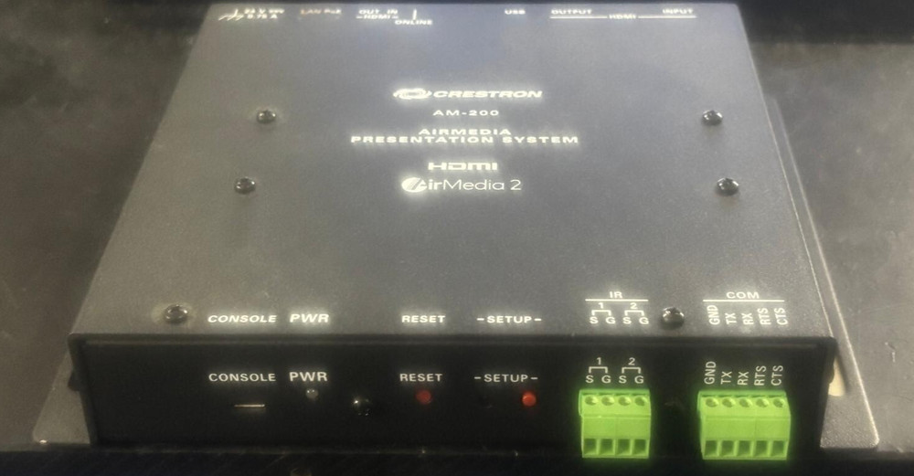 Crestron AM-200 Airmedia Presentation System