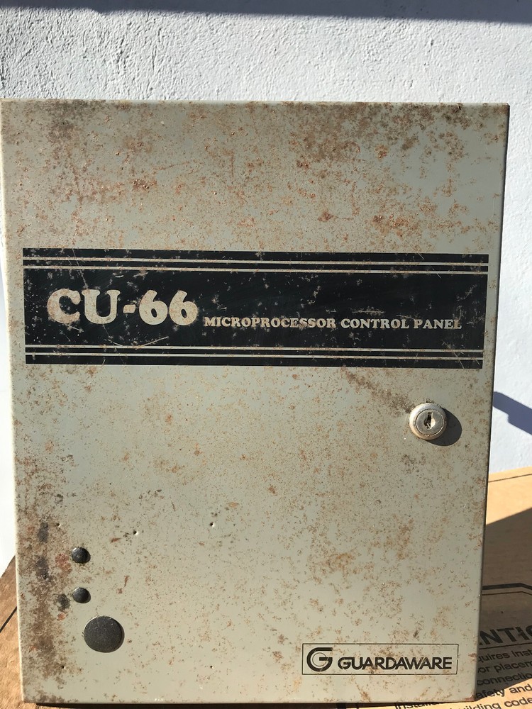 Guardaware CU-66 Alarm Panel with manual