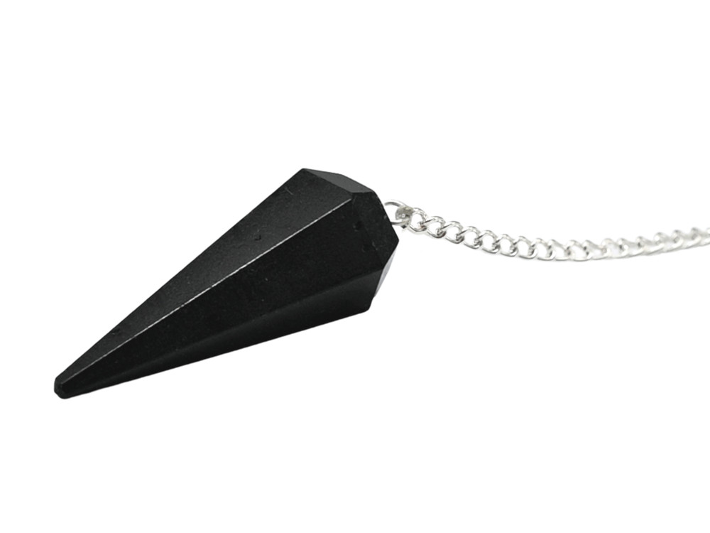 Black Tourmaline Dowsing Crystal Pendulum