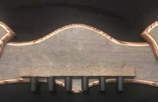 Custom Double Fan Multi Beard Display Plaque