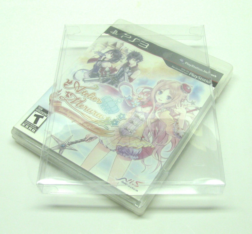 5x For SONY PS3 CIB GAME - PLASTIC PROTECTIVE BOX PROTECTOR SLEEVE CASE