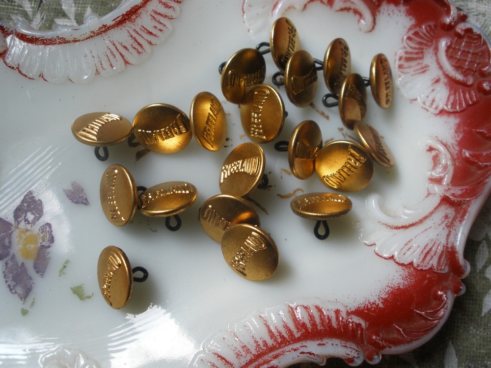 25 Freeland Shank Overall Buttons