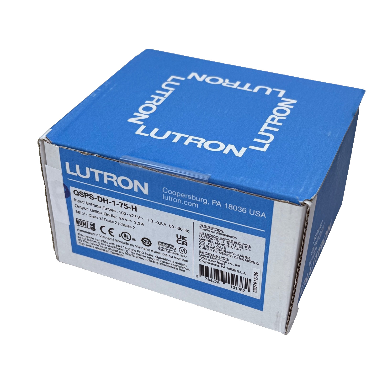 Lutron QSPS-DH-1-75-H QS Link Power Supply - NEW