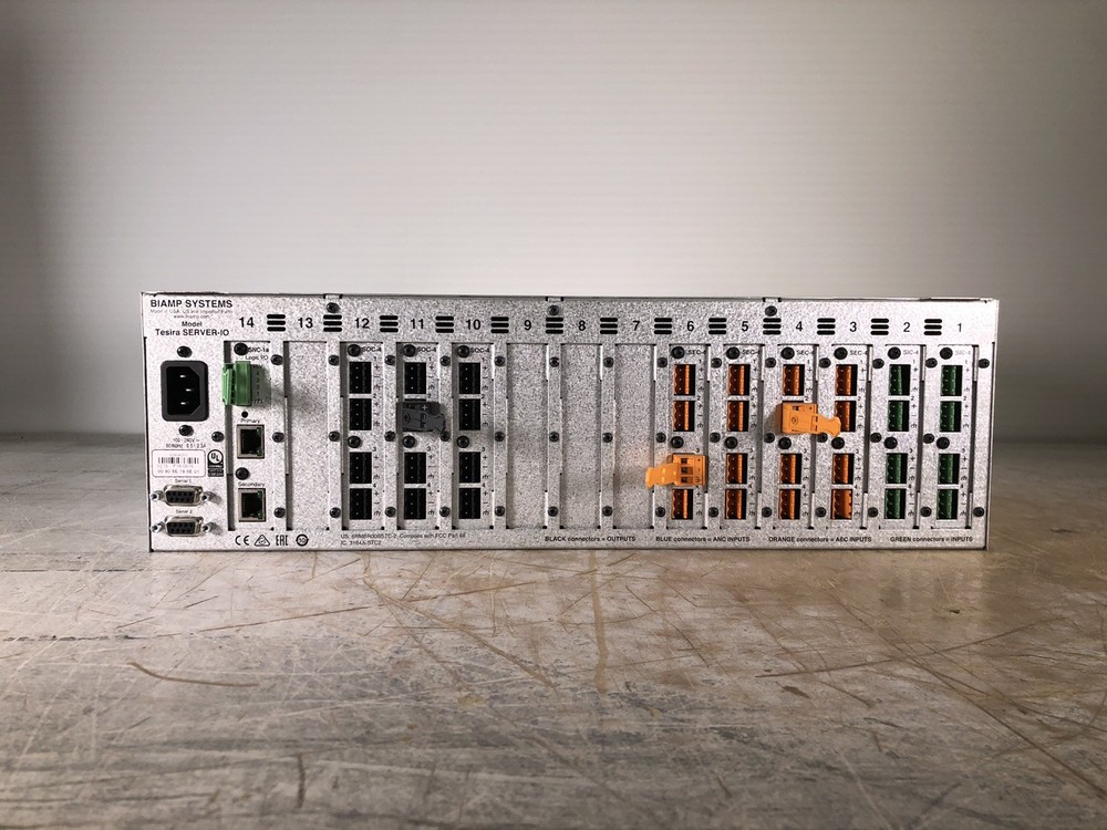 BIAMP TESIRA SERVER-IO DIGITAL SIGNAL PROCESSOR