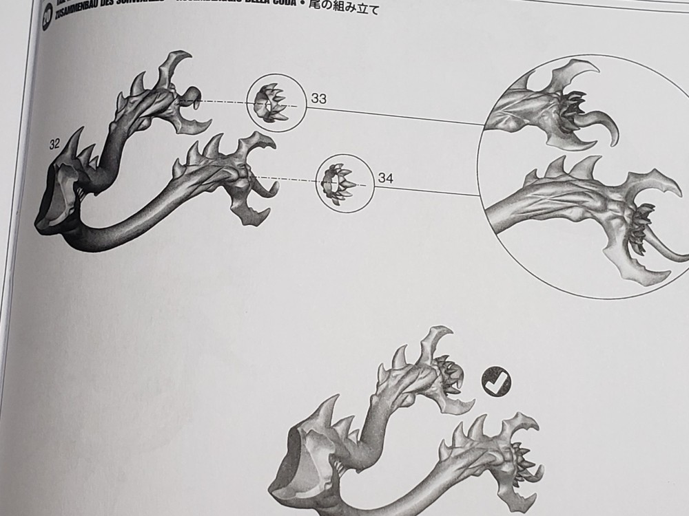 40k Chaos Space Marines Bits Mutaliith Vortex Beast Rear Warp Tenacles #32