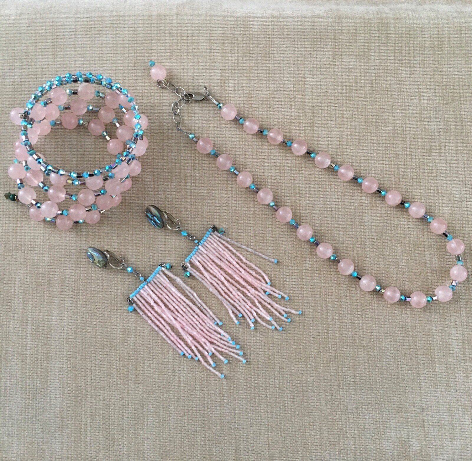 Rose Quartz 3-Piece Set