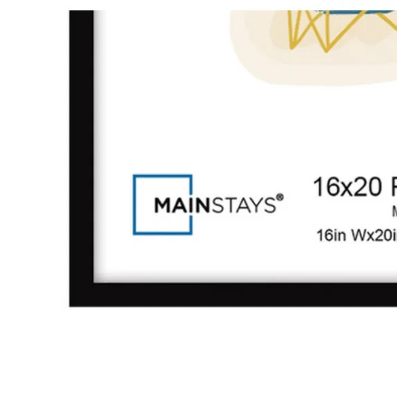 16x20 Basic Black Poster Frame