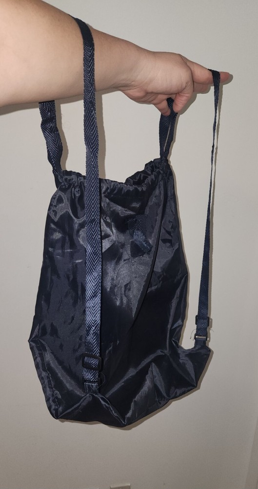 SKECHERS "We Make A Great Pair" Handle Drawstring Blue Bag/Backpack 17" X 19"