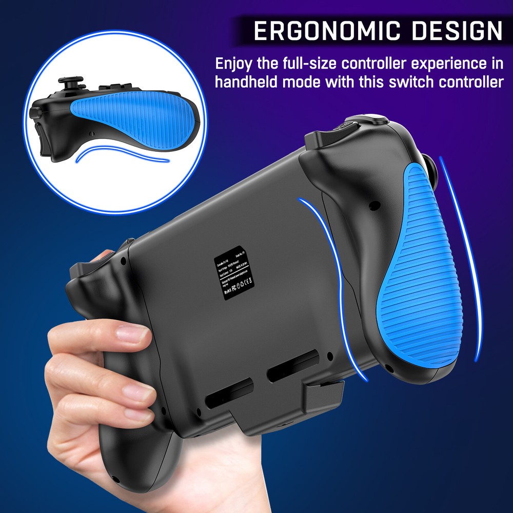 Switch Controller for Nintendo Switch/OLED,Full-Size Grip Wireless Switch Joypad