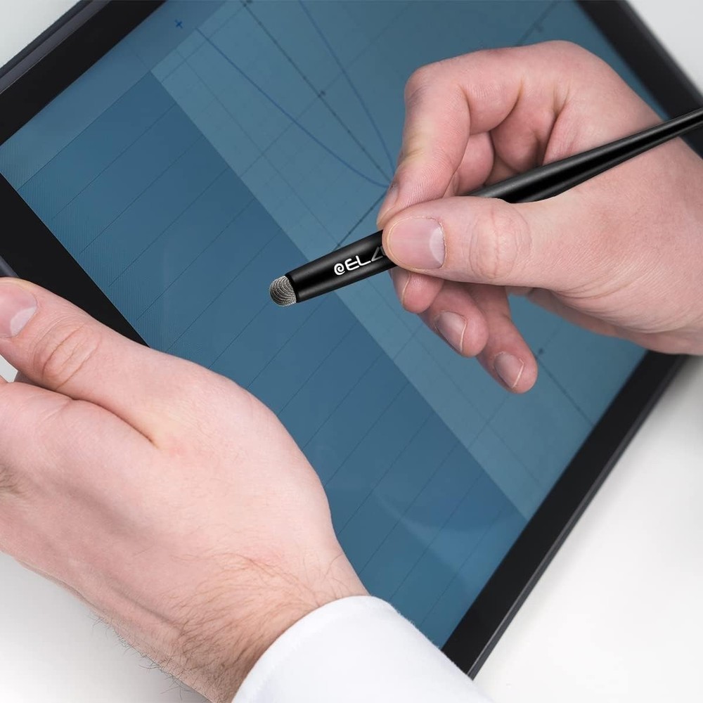 Stylus Pen Combo Universal Capacitive Touch Screen 2 Packs with 4 Replacement Fi