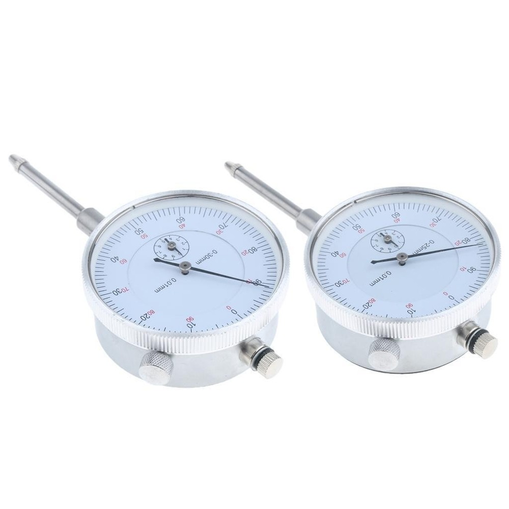 Precise Dial Test Indicator w/ Needle Point, Metric, 0-25mm