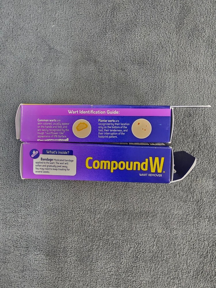 (2) Compound W Maximum Strength One Step Wart Remover Pads 7/27