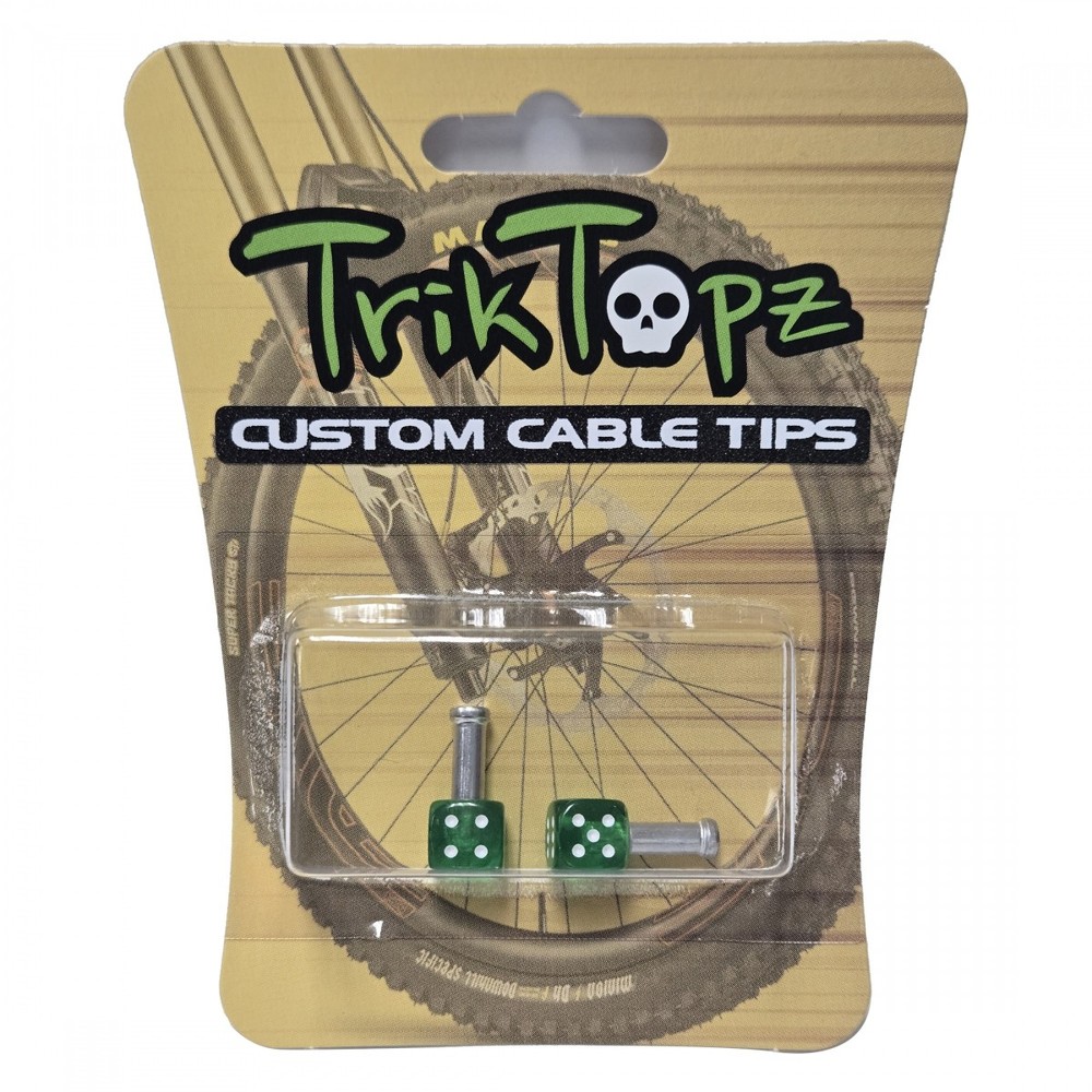Trik Topz Dice Tips Clear Green