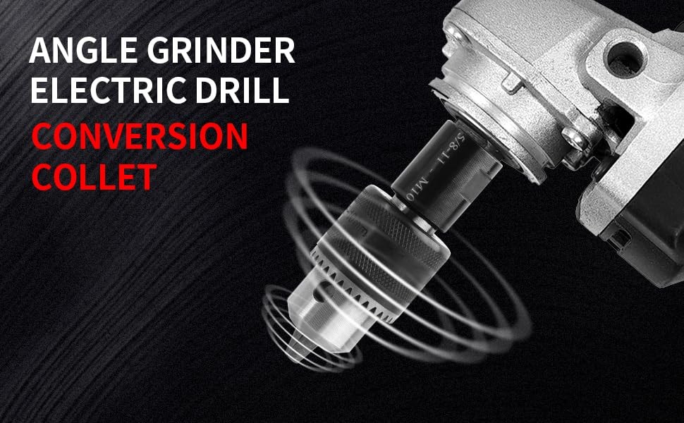 5/8-11 Angle grinding machine special conversion chuck, 1.5-10mm diameter