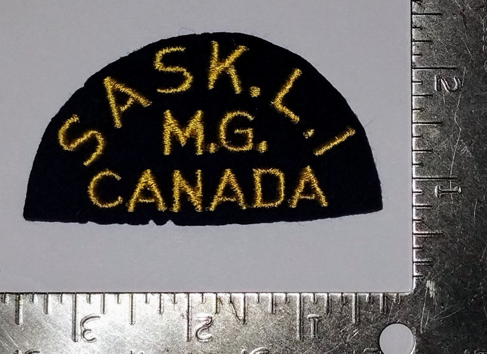 Saskatoon Light Infantry (M.G.) 1939-1945 Shoulder Patch