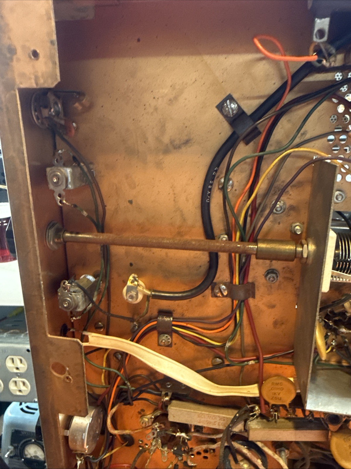 EICO CW AMATEUR TRANSMITTER MODEL 720 Ham Radio Works On 40 Low Output