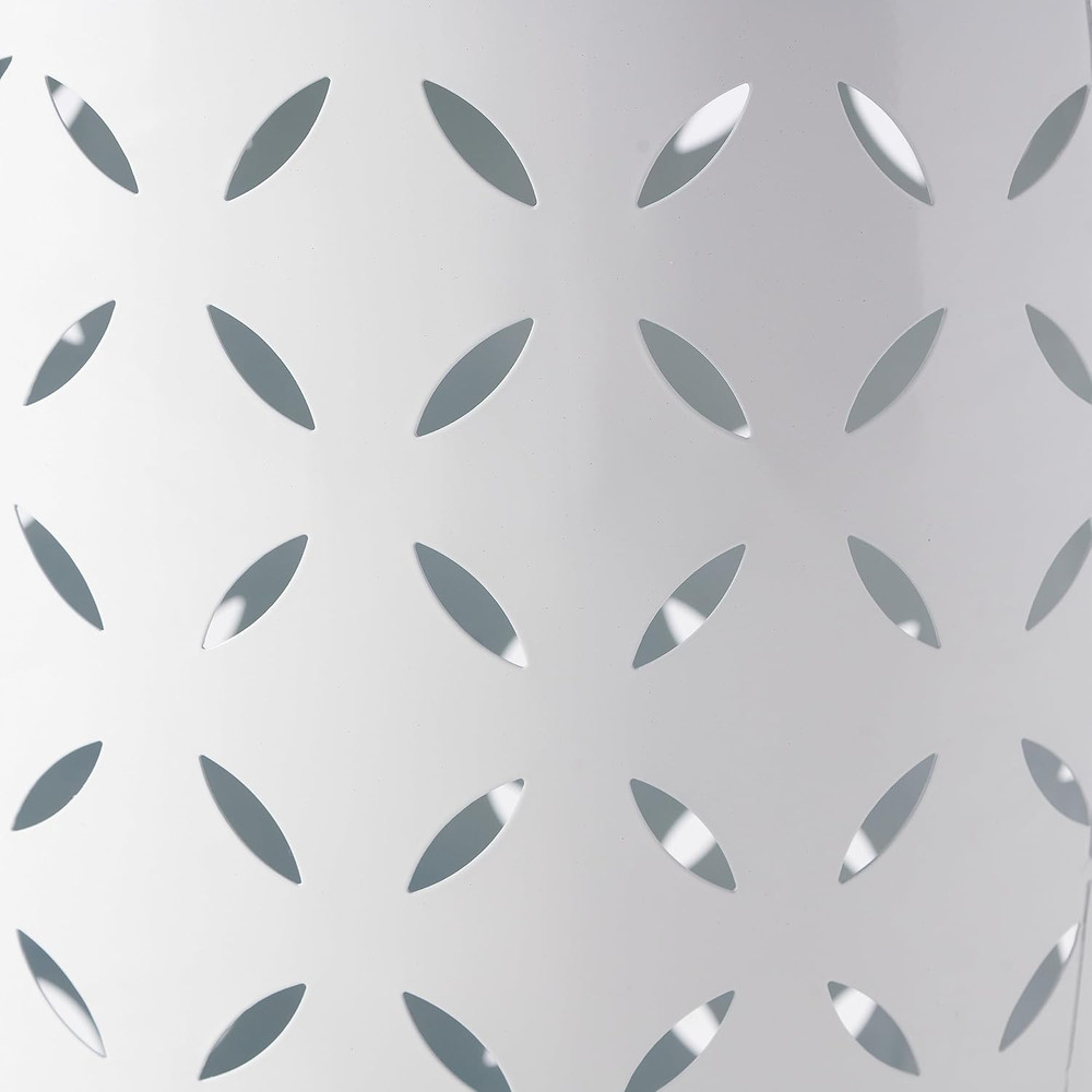 Lilac Outdoor 12" Iron Side Table, White