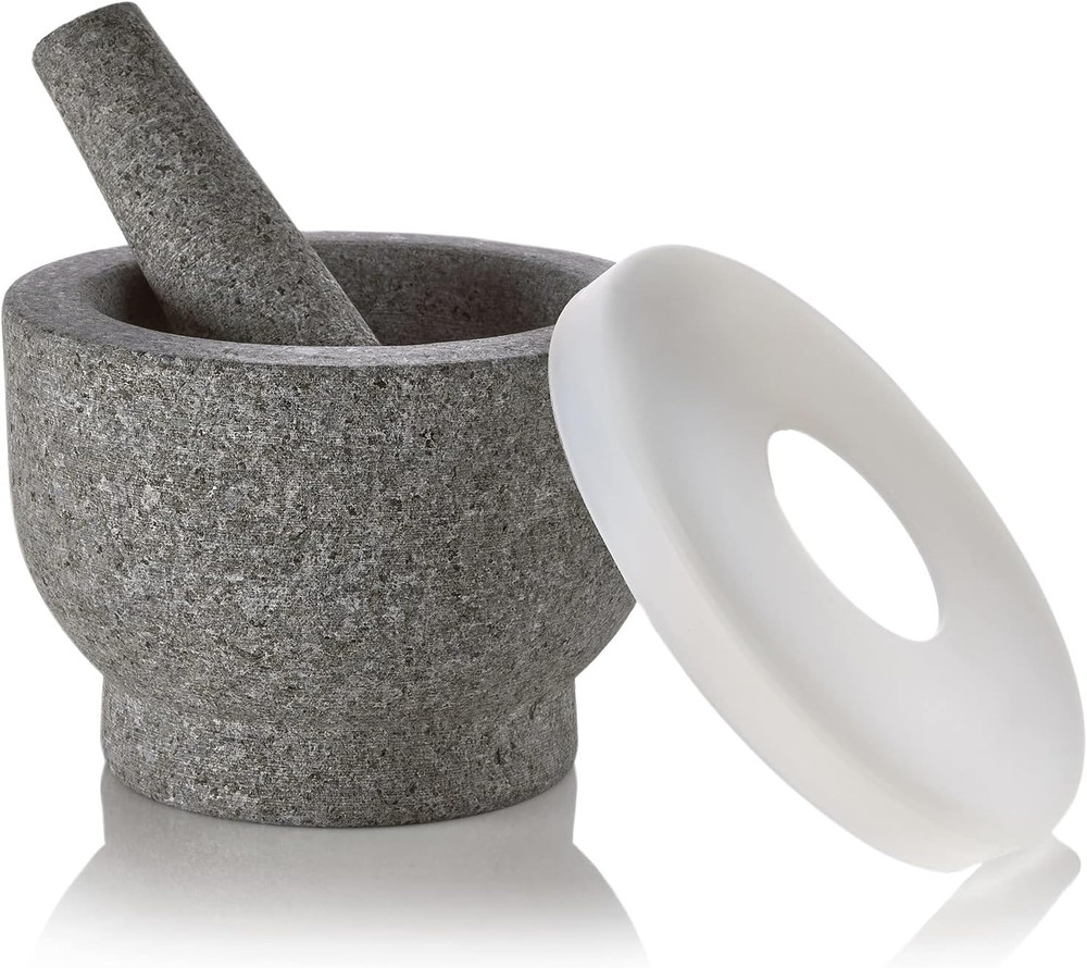 MEDca Mortar & Pestle Grinder Granite Pill Crusher Set