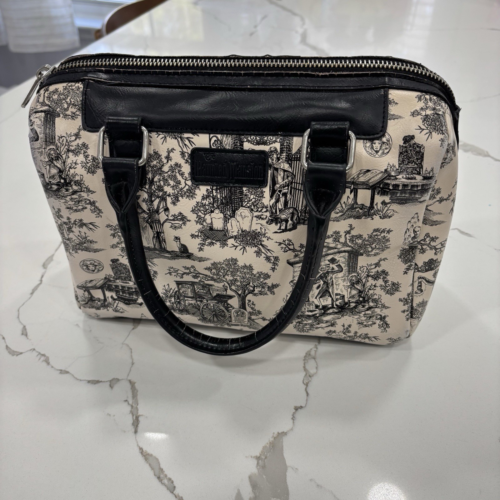 Haunted Mansion Faux Leather Hand Bag Purse Disney Parks Madame Leota Ghost