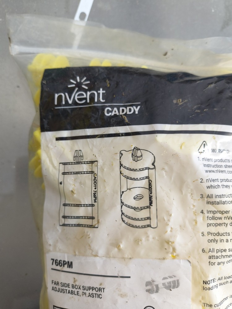 nVent CADDY 766PM Far Side Box Support, Adjustable Plastic (Pack of...