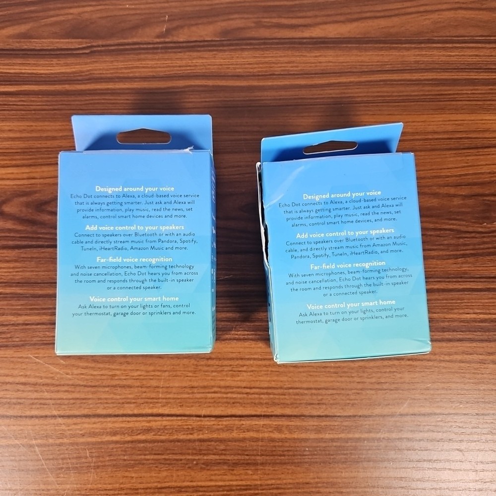 Amazon Echo Dot - 2nd Generation - Smart Speaker - Alexa Enabled Set of 2