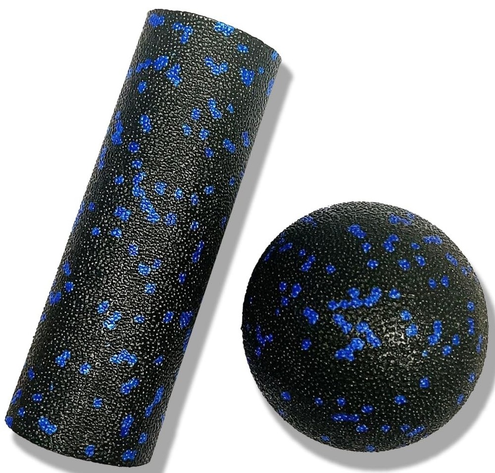 Extra Mini Foam Roller - High Density Massage Roller, Mini, Blue
