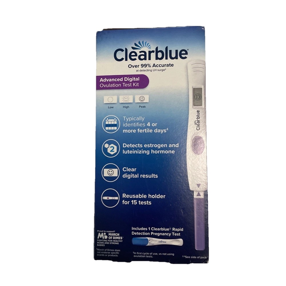 Clearblue Advanced Digital Ovulation Test Kit, 15 EXP 05/2027