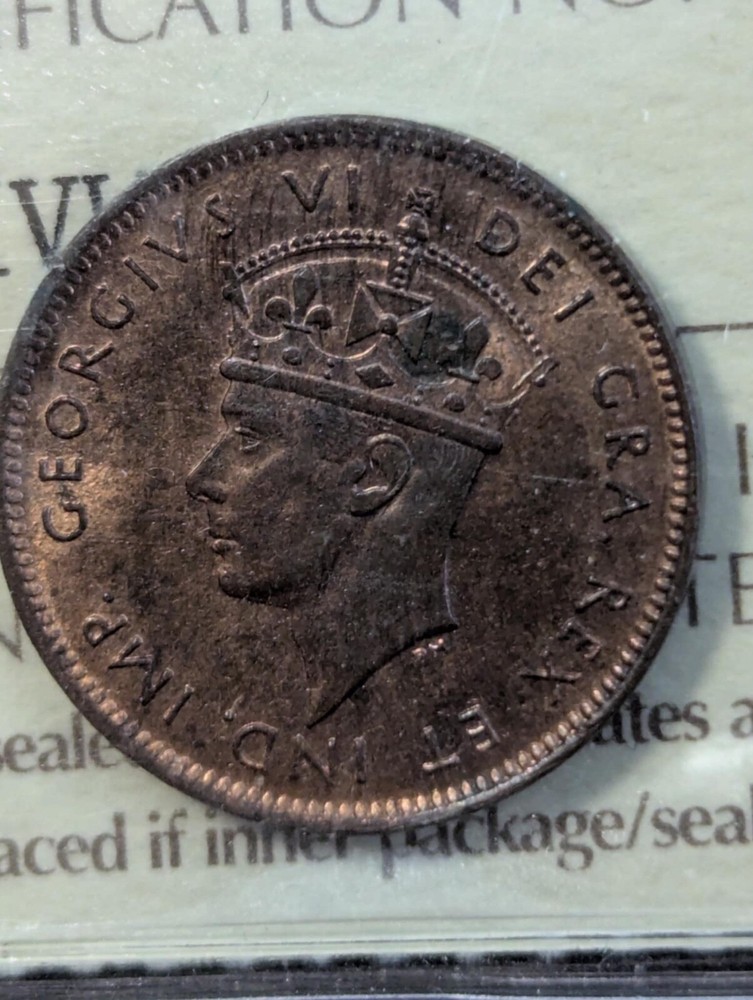 1941c, ICCS Graded, Newfoundland Small One Cent, **MS-63** XVW 677